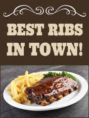 BEST RIBS IN TOWN